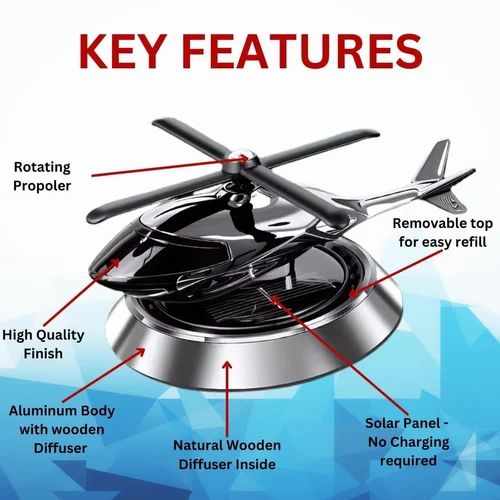 Solar Helicopter Car Freshener